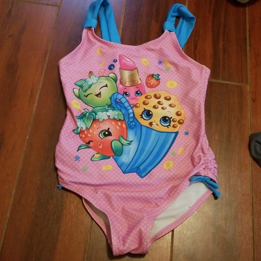 Shopkins swim suit size 6